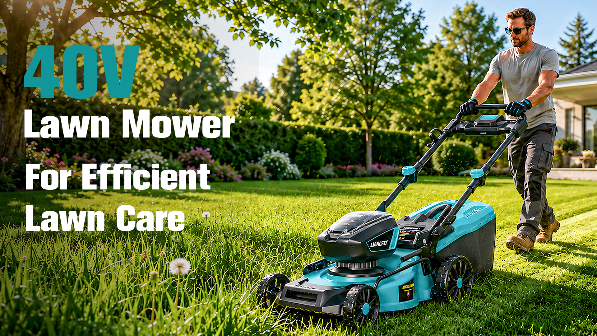 How 40V Cordless Lawn Mowers Support Efficient Residential Lawn Care